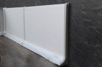 Плинтус алюминиевый L-образный анодированное серебро (3000*11*100 мм) — купить в Калининграде