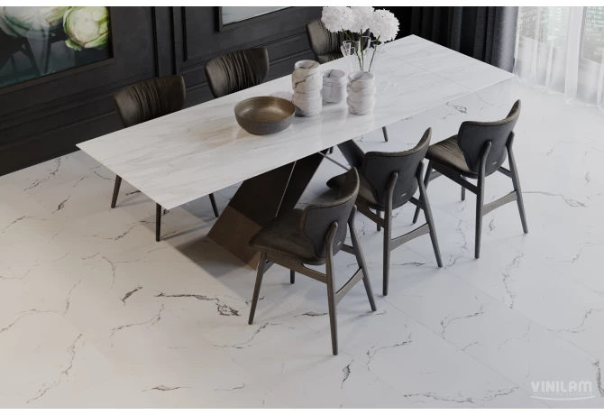 Кварц-винил Итальянский Мрамор (950*480*2,5 мм) — купить в Калининграде