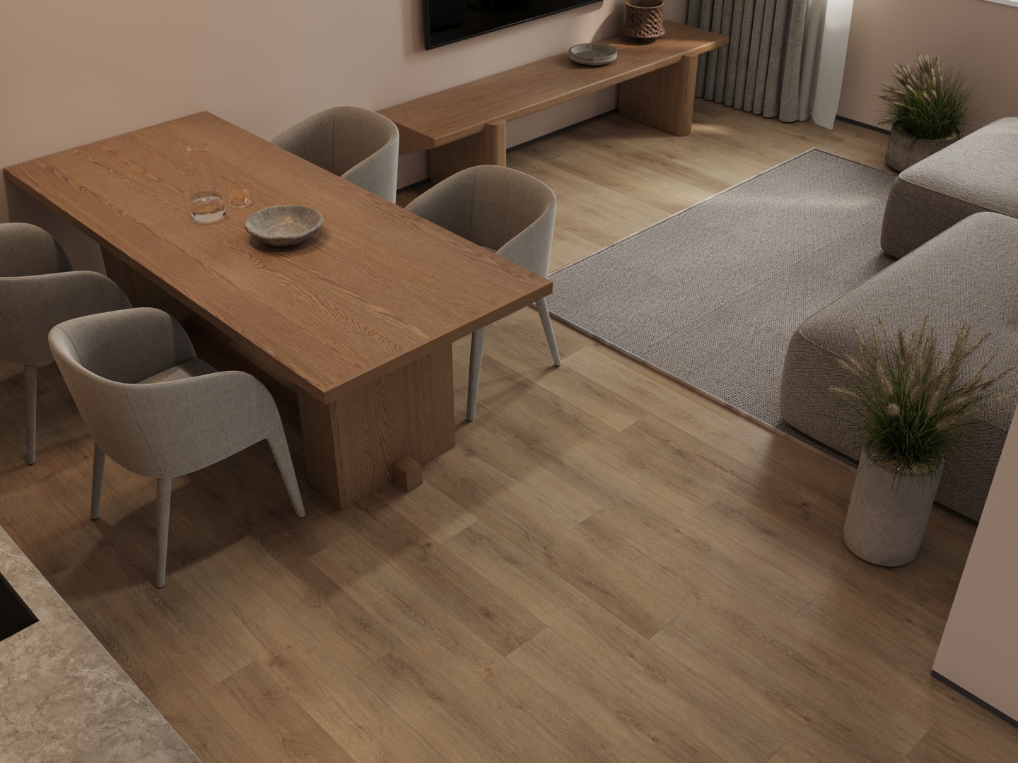 Кварцвиниловая плитка LVT "Alpine Floor" ДУБ РЕЙСДАЛ (1219*184*3 мм) — купить в Калининграде