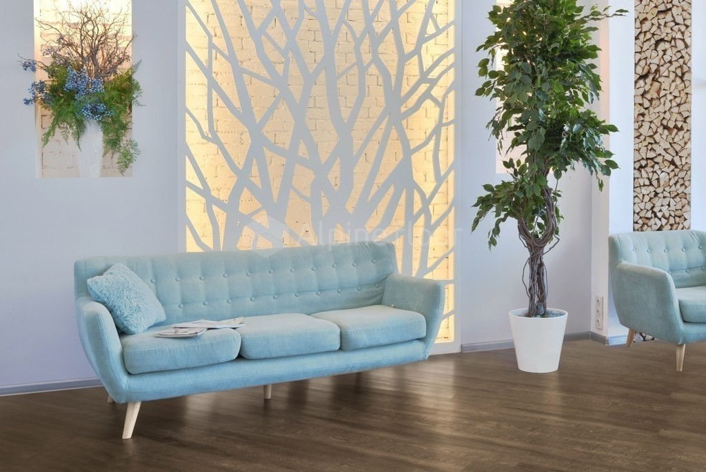 Кварцвиниловая плитка "Alpine Floor" Дуб Рустикальный  (1219*184*2мм) — купить в Калининграде