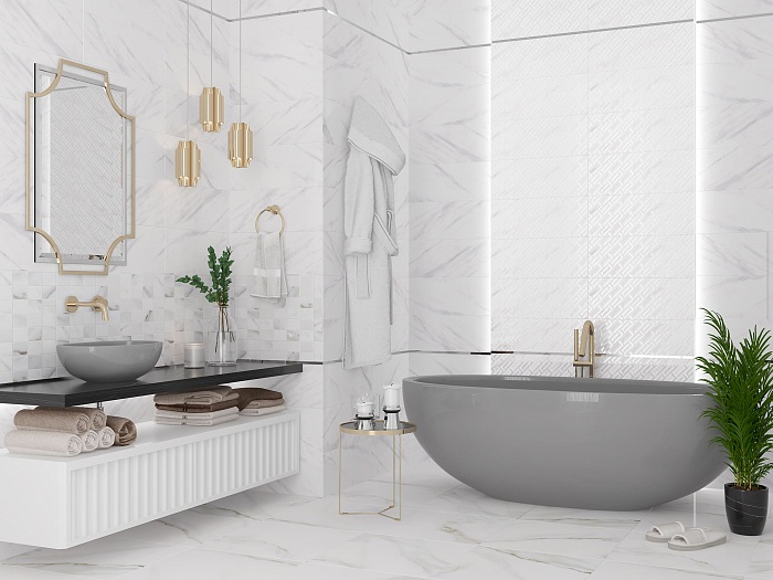 Керамогранит "Azori" Alpi (600*600 мм) Белый — купить в Калининграде