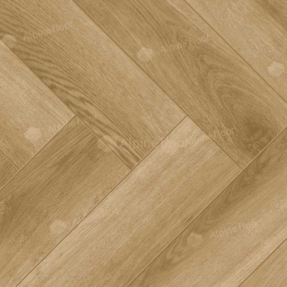 Ламинат "Alpine Floor" Herringbone 12 PRO Дуб Эльзас (606*101*12 мм) — купить в Калининграде