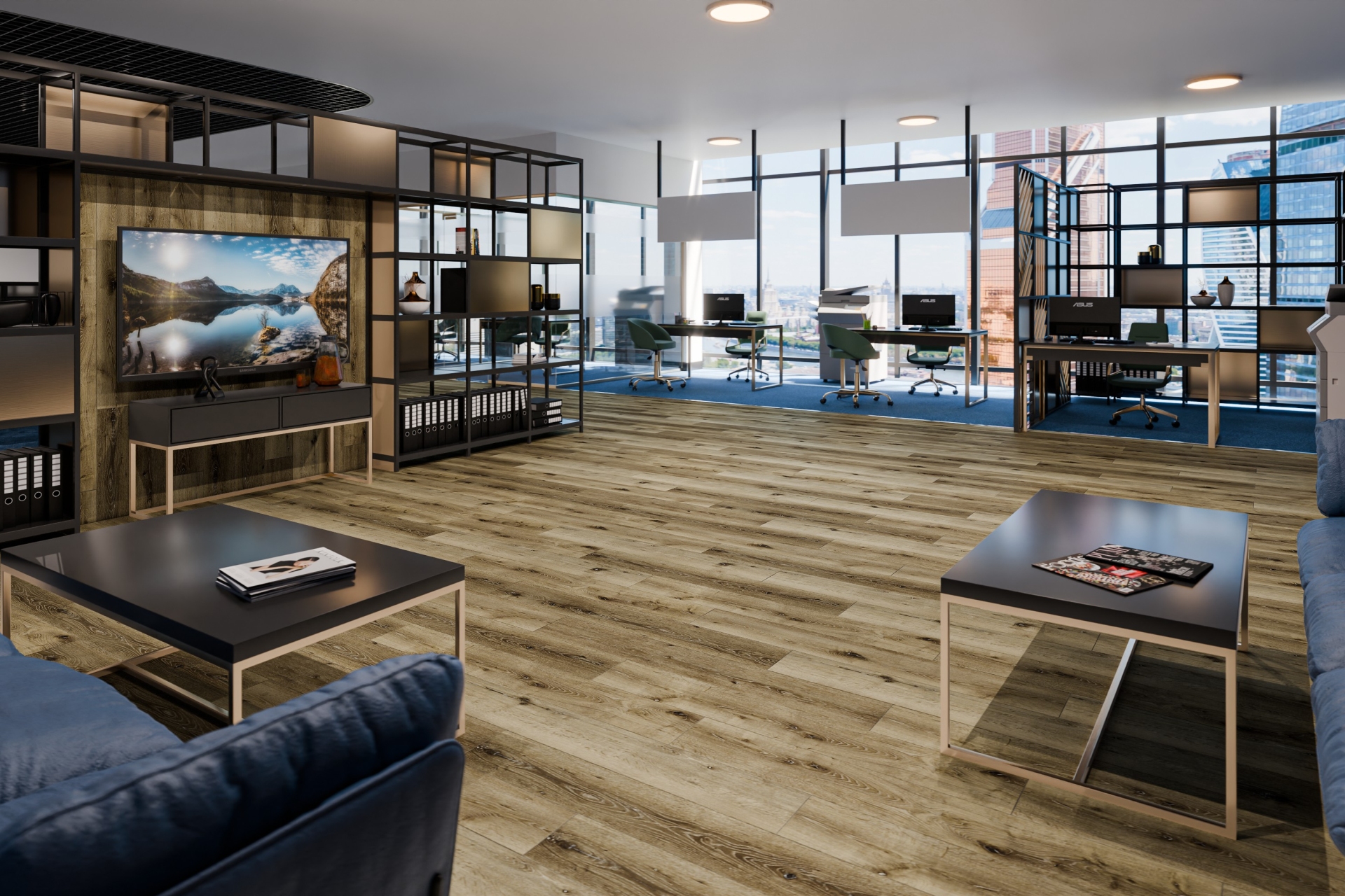 Усовершенствованная кварц-виниловая плитка «Damy Floor» Дуб Провинциальный (1227*187*2,5 мм) — купить в Калининграде