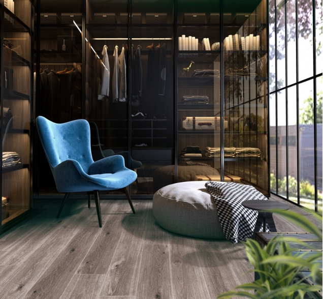 SPC ламинат "CronaFloor" Wood 4V Дуб Хельсинки (1200*180*4 мм) — купить в Калининграде