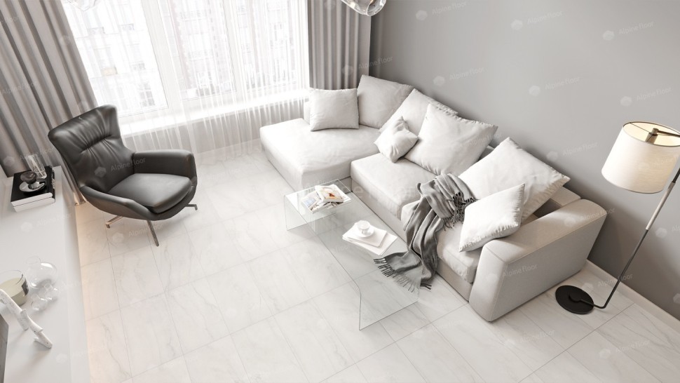 Виниловая плитка "Alpine Floor" Light Stone Брайс (608*303*2,5 мм) — купить в Калининграде