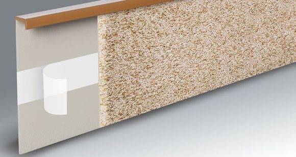 Плинтус для ковролина "Korner" Listwa зеленый (2500*13,8*50 мм) — купить в Калининграде