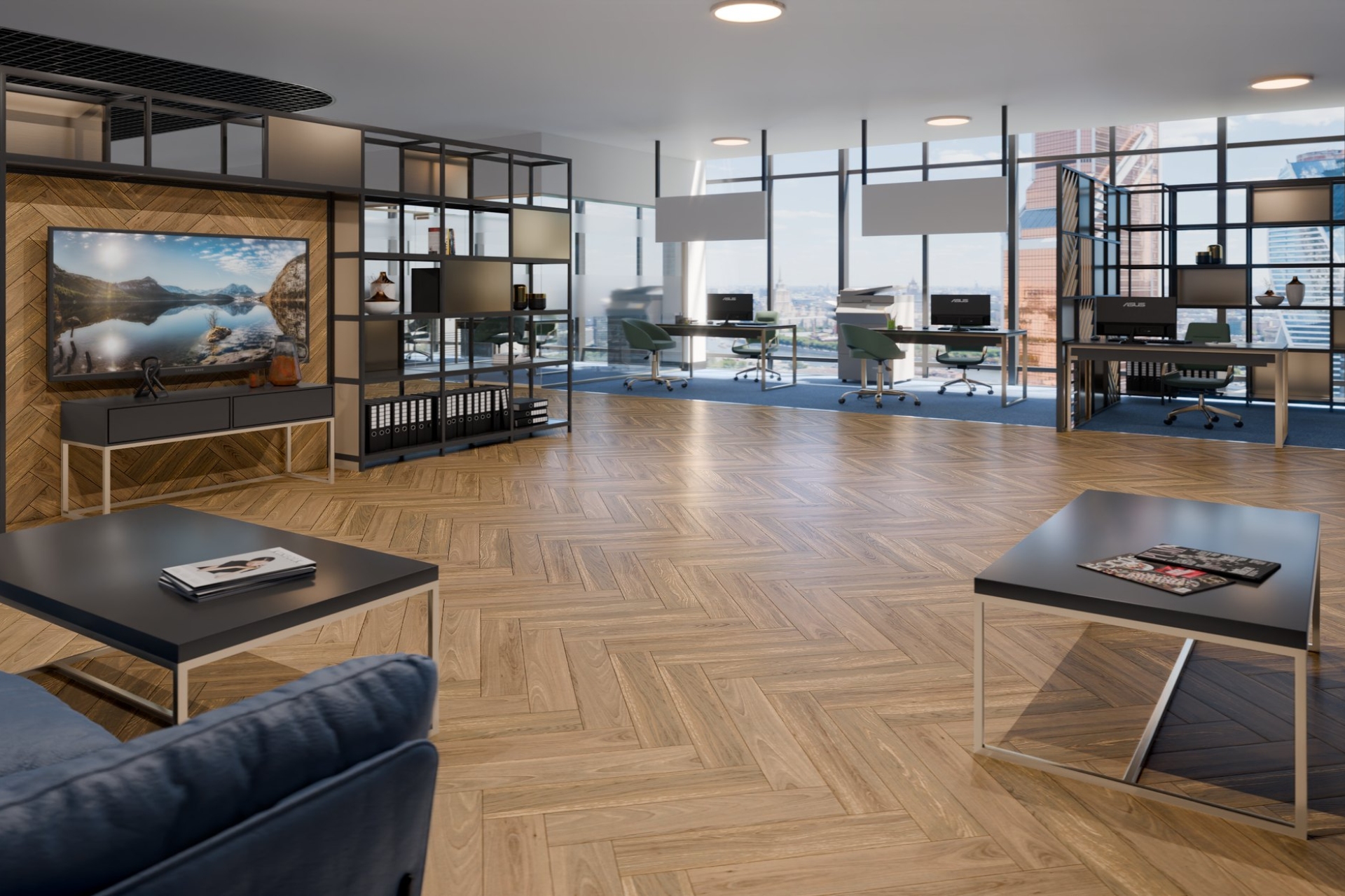 Инженерный паркет «Damy Floor» Натуральный (укладка елочкой) — купить в Калининграде