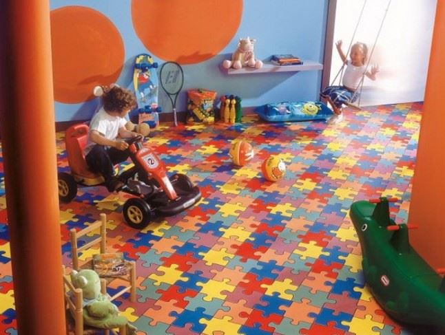 Линолеум бытовой "IVC" Neo Puzzle 50 (3м) — купить в Калининграде