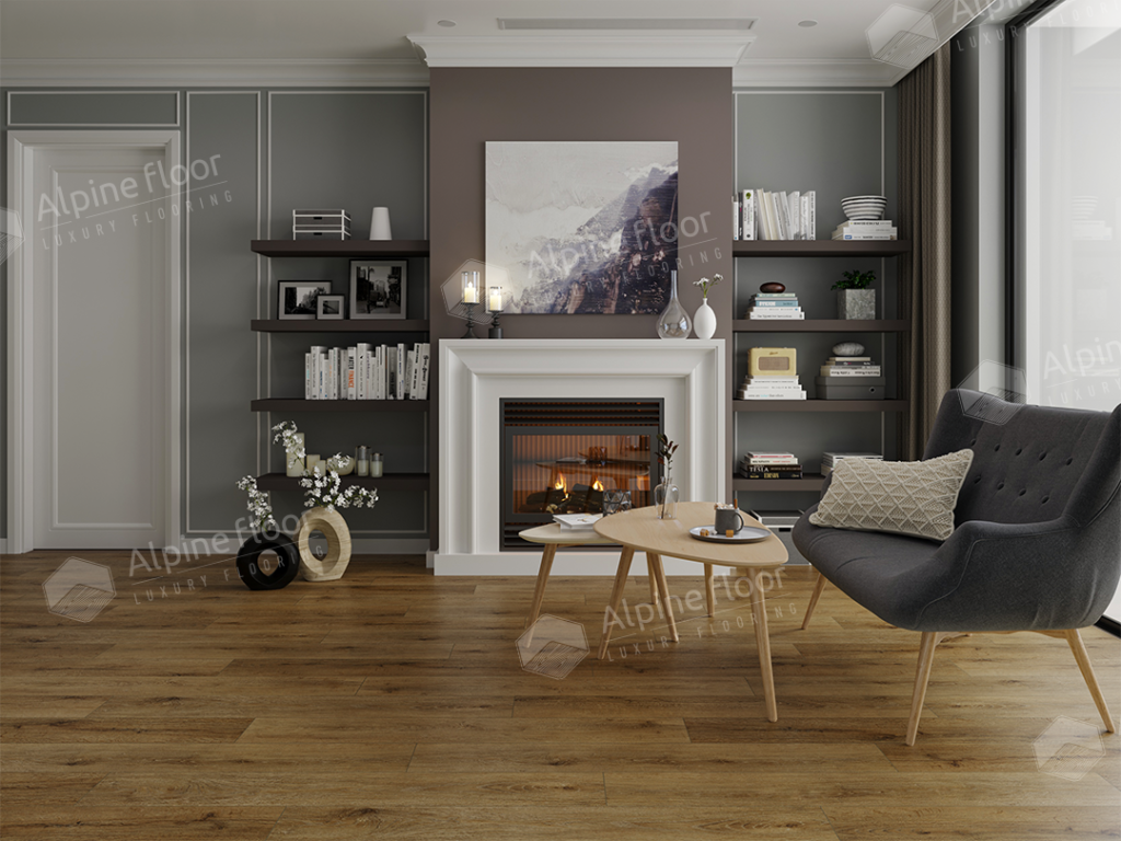 SPC ламинат "Alpine Floor" Энигма (1220*183*4 мм) — купить в Калининграде