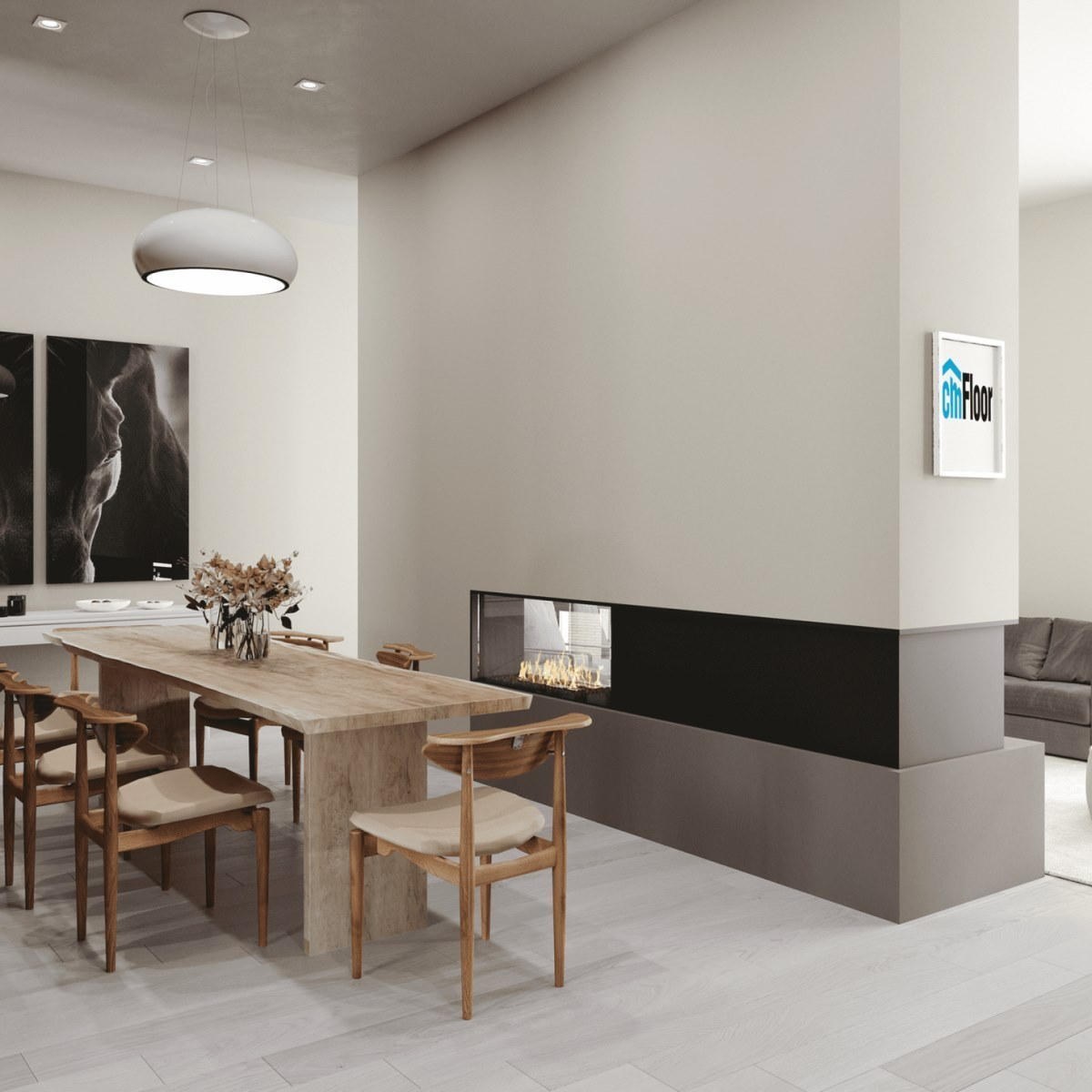 Виниловое напольное покрытие ScandiWood 02 Дуб Белый (180*1220*5 мм) — купить в Калининграде