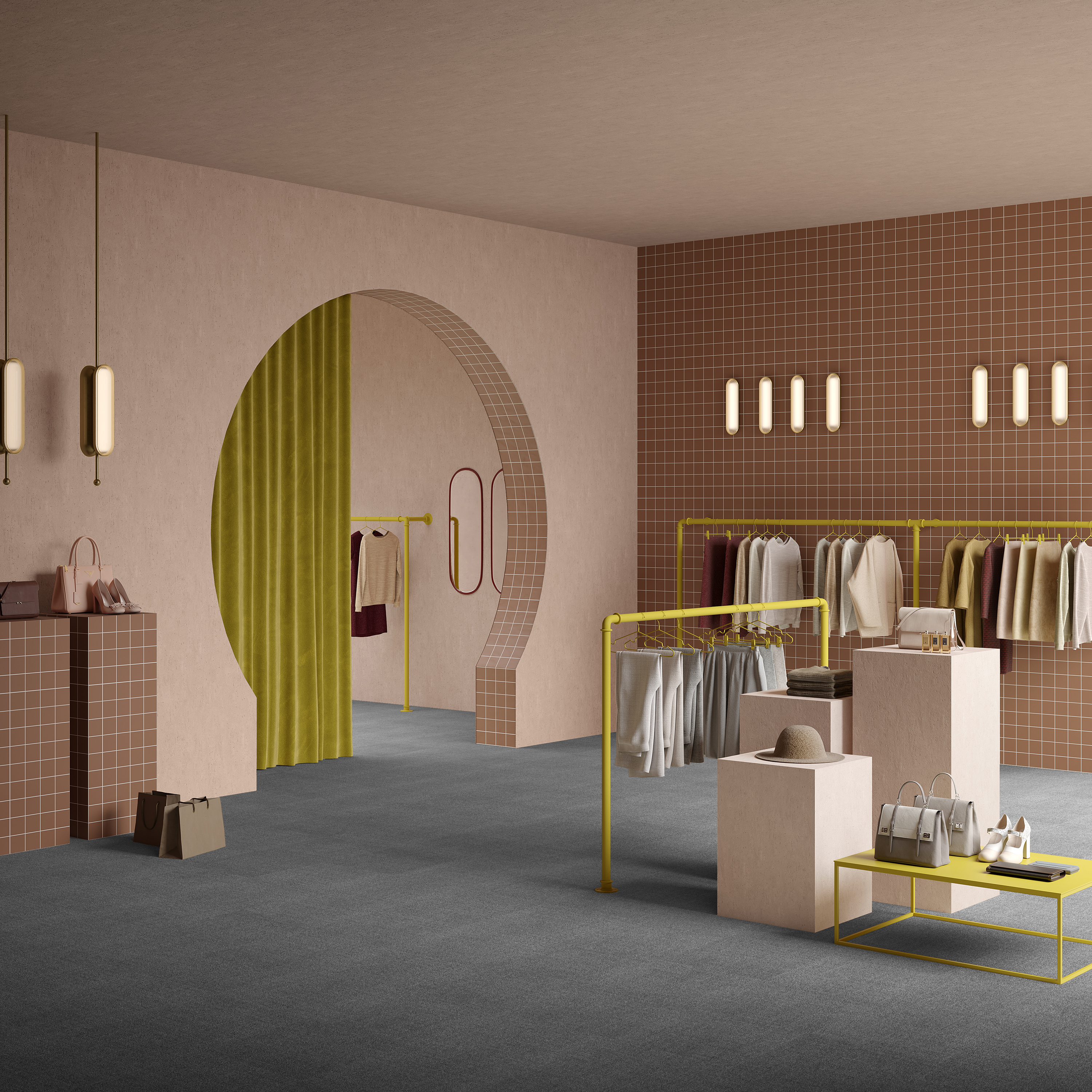 Ковровая плитка Mantra Tile 97 (500*500*6 мм) — купить в Калининграде