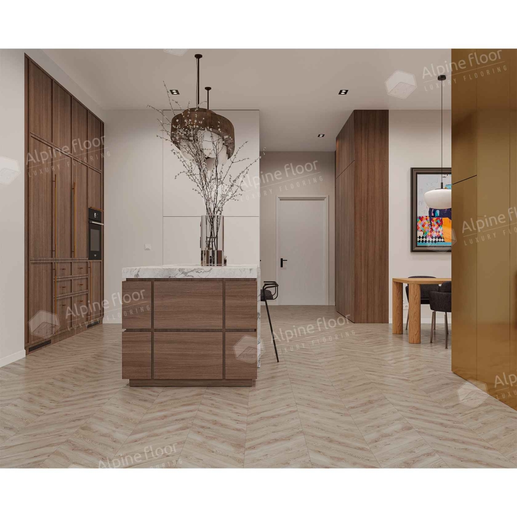 SPC ламинат "Alpine Floor" Гикори (600*127*5 мм) — купить в Калининграде