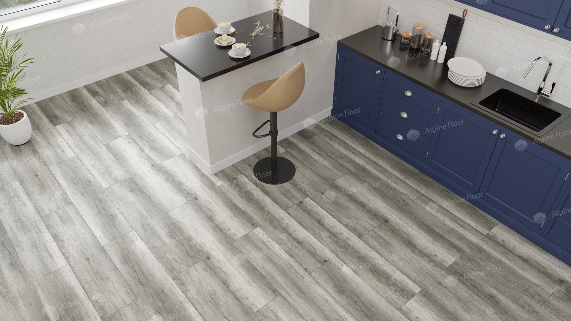 Ламинат "Alpine Floor" Дуб Тахо (1285*280*8 мм) — купить в Калининграде