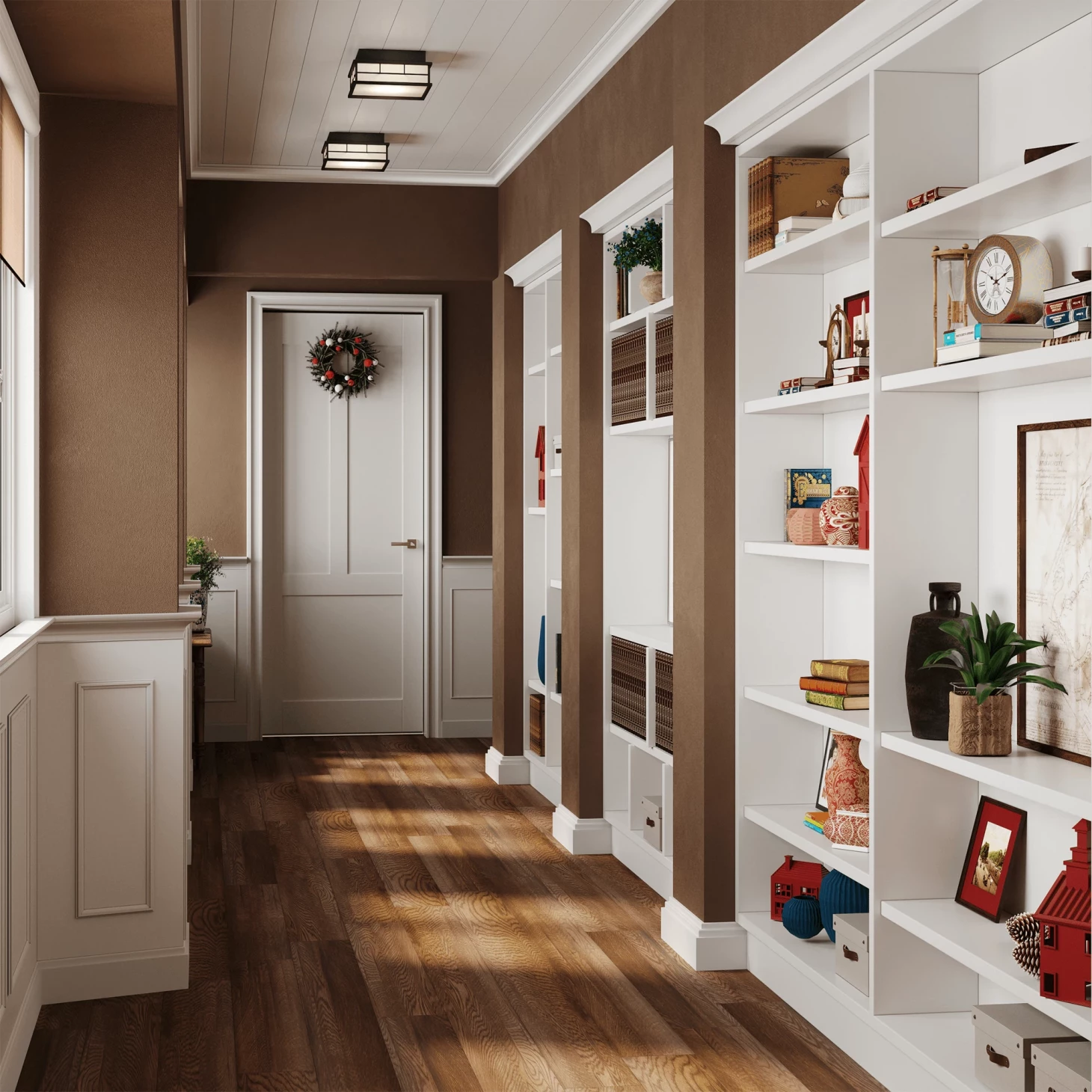 SPC плитка для пола Орех (1220*180*5 мм) — купить в Калининграде