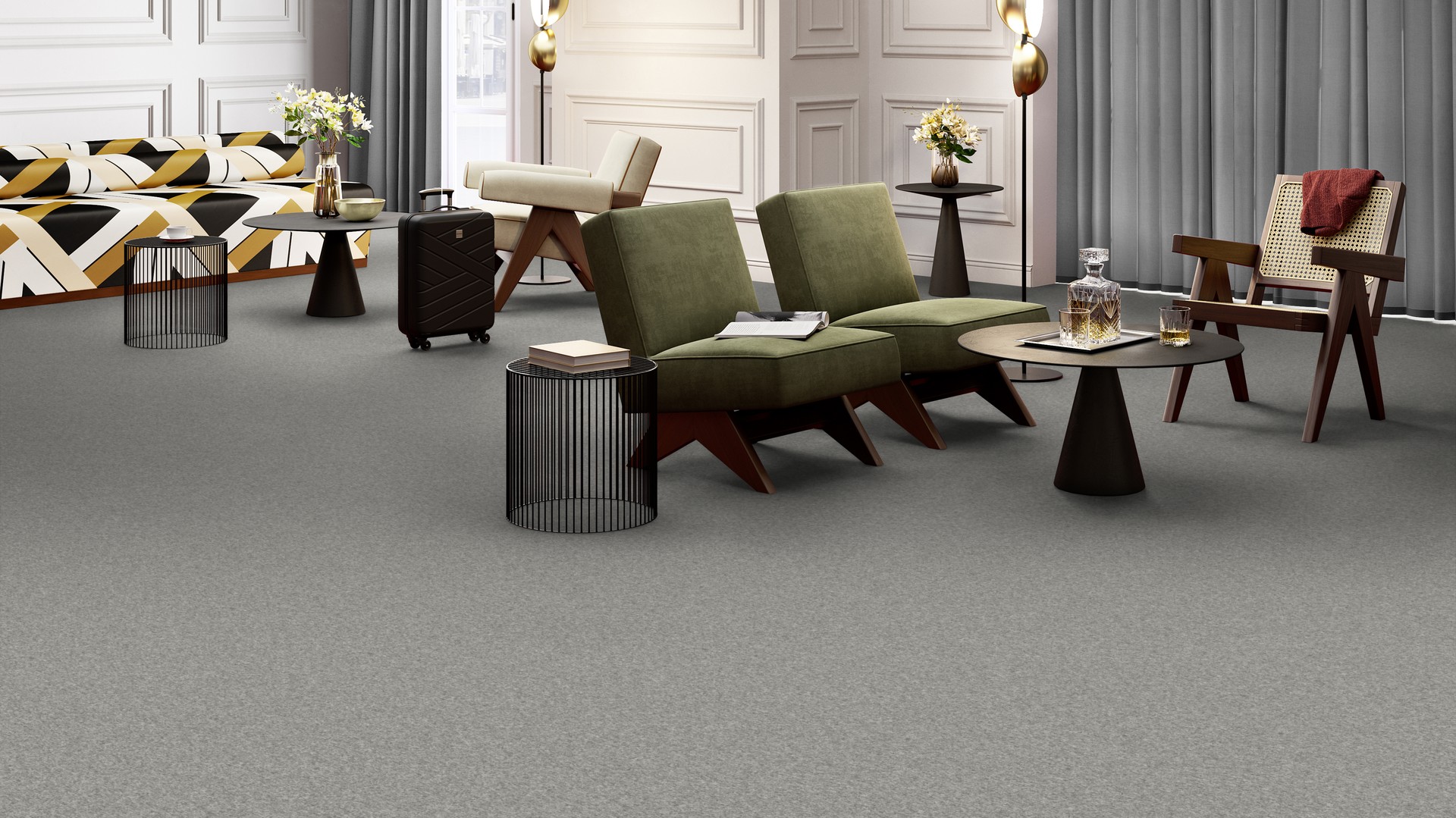 Ковровая плитка Medusa Tile 94 (500*500*5 мм) — купить в Калининграде