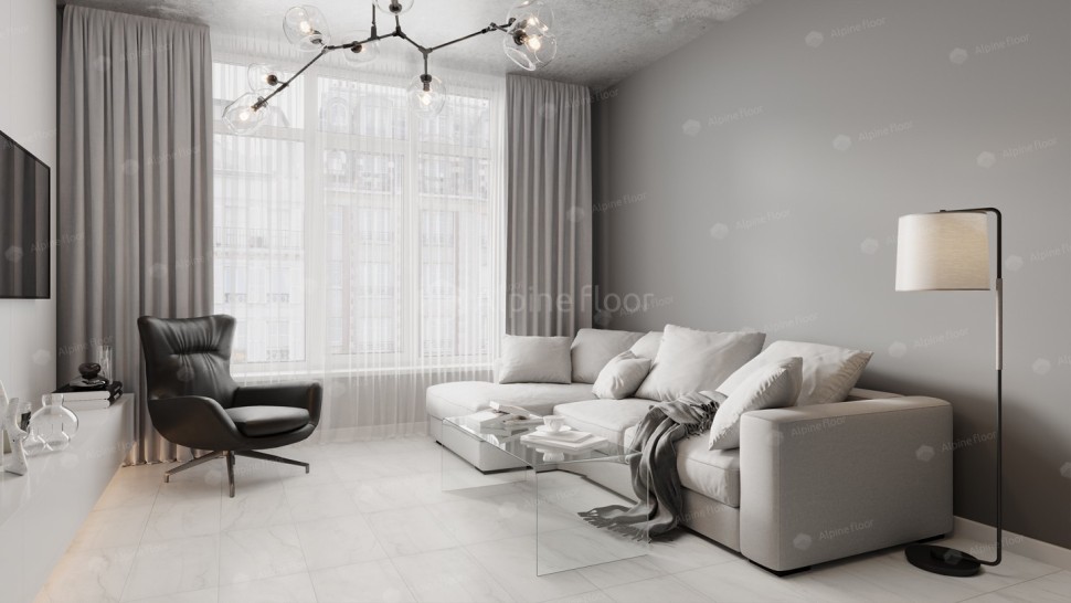 Виниловая плитка "Alpine Floor" Light Stone Брайс (608*303*2,5 мм) — купить в Калининграде