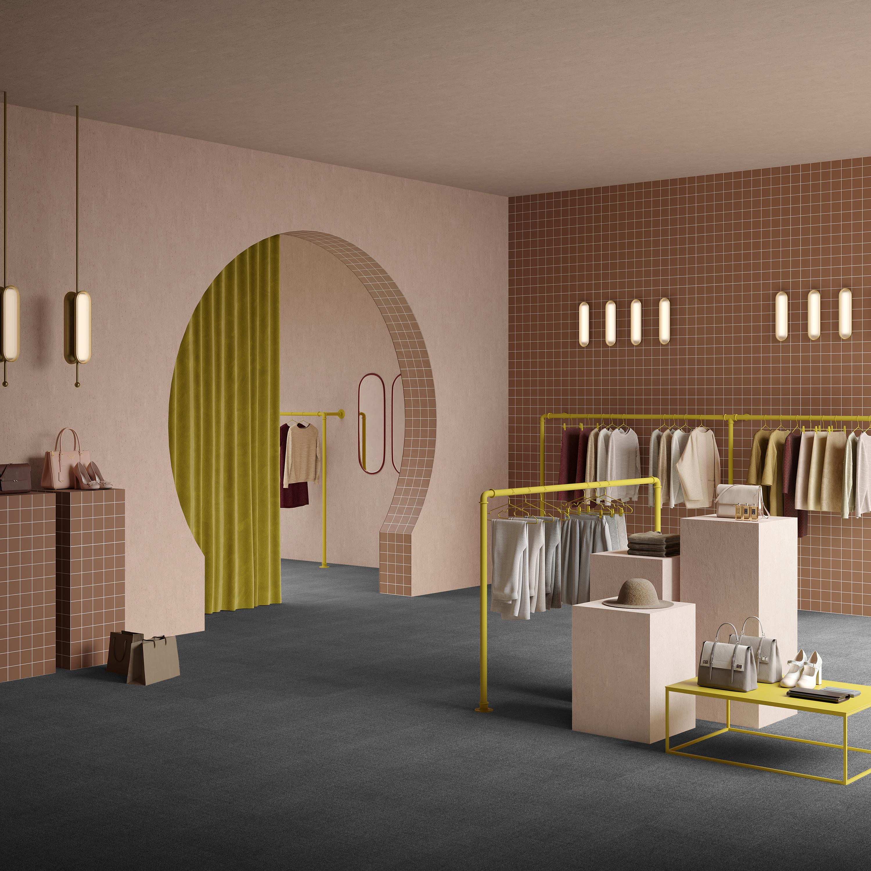 Ковровая плитка Mantra Tile 98 (500*500*6 мм) — купить в Калининграде