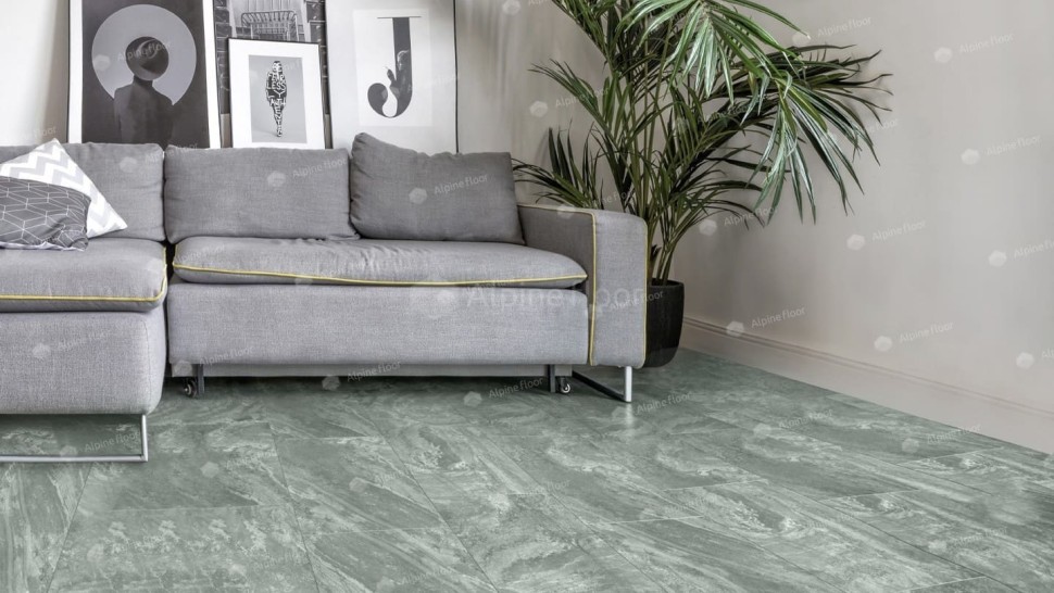 Виниловая плитка "Alpine Floor" Light Stone Хэмпшир (608*303*2,5 мм) — купить в Калининграде