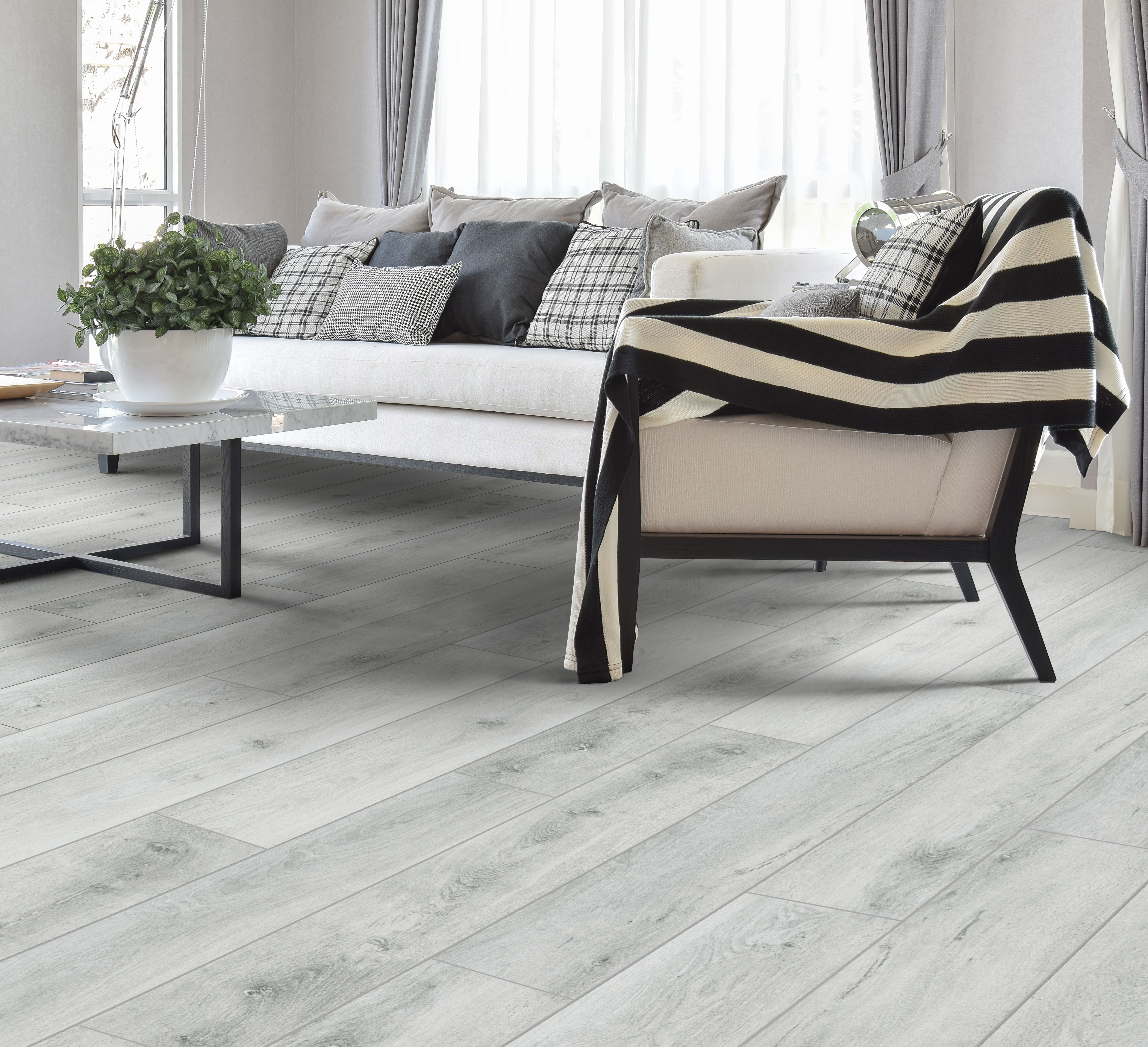 SPC ламинат  "Noventis" Mountain Ice (1200*180*4 мм) — купить в Калининграде